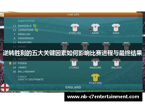 逆转胜利的五大关键因素如何影响比赛进程与最终结果